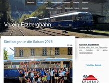 Tablet Screenshot of erzbergbahn.at